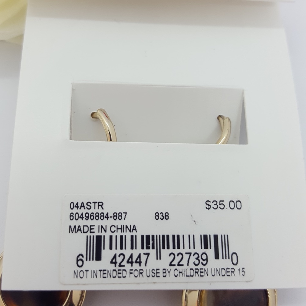 Lauren Ralph Lauren shaky charm drop earrings - Picture 5 of 6